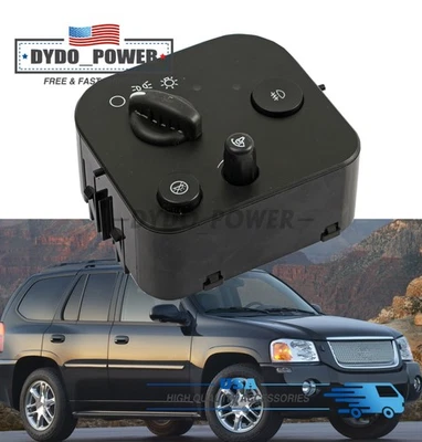 Headlight Switch For 03-09 Chevrolet Trailblazer GMC Envoy Buick Rainier HLS1054 Foto 1 de 4
