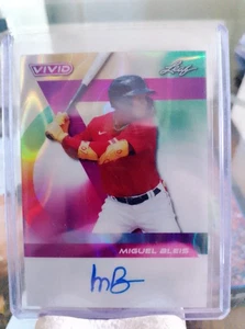 2024 LEAF VIVID MIGUEL BLEIS #'d 4/6 BA-MB2 - FREE SHIPPING - Picture 1 of 2