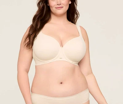 Sujetador Balconette Cacique Lane Bryant Para Mujer Moderno Lujo Ligeramente Forrado Talla 42DDD Foto 1 de 4