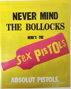 Sex Pistols Nevermind Bollocks Absolut Vodka Sweden Vtg 2003 Magazine Print Ad - Picture 1 of 6