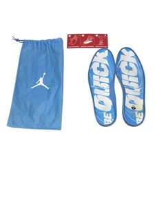 Plantillas Jordan Be Quick de fibra de carbono azul para hombre 13D con bolsa - Imagen 1 de 9