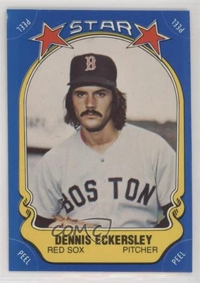 1981 Fleer Star Stickers Dennis Eckersley #34 HOF - Image 1 of 2