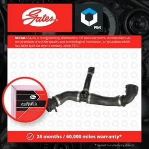 Radiator Hose fits BMW 118 E81, E87 2.0 Upper 06 to 12 N43B20A Coolant Gates New - Picture 1 of 2