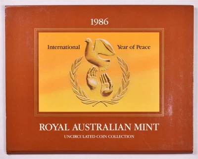 1986 年澳大利亚铸币厂 7 枚未流通套装  — 第 1/3 张图片