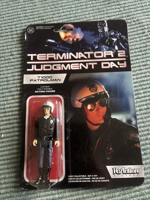 Funko Reaction Terminator 2 Patrolman T1000 Police Officer Action Figure, 3.75" - Image 1 of 4