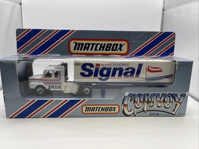 Matchbox Convoy CY16 Scania T Cab Box Truck - Signal Toothpaste - Image 1 of 4