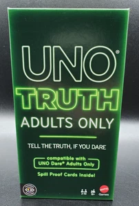 Mattel "UNO TRUTH" ADULTS ONLY Edition Card Game - Tell the TRUTH, If You DARE!! - Picture 1 of 17