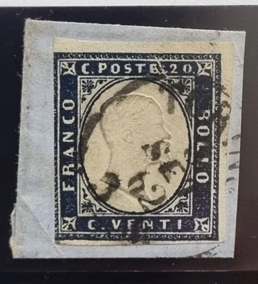 F268 - ANTICHI STATI - VITTORIO EMANUELE 2 - 1861-63 - 20 CENTESIMI - USATO - Immagine 1 di 2