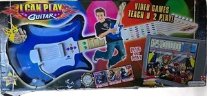 Gitarre Mattel I Can Play elektrisch blau Plug n Play Lernset Kinder Musik Spielzeug - Bild 1 von 3