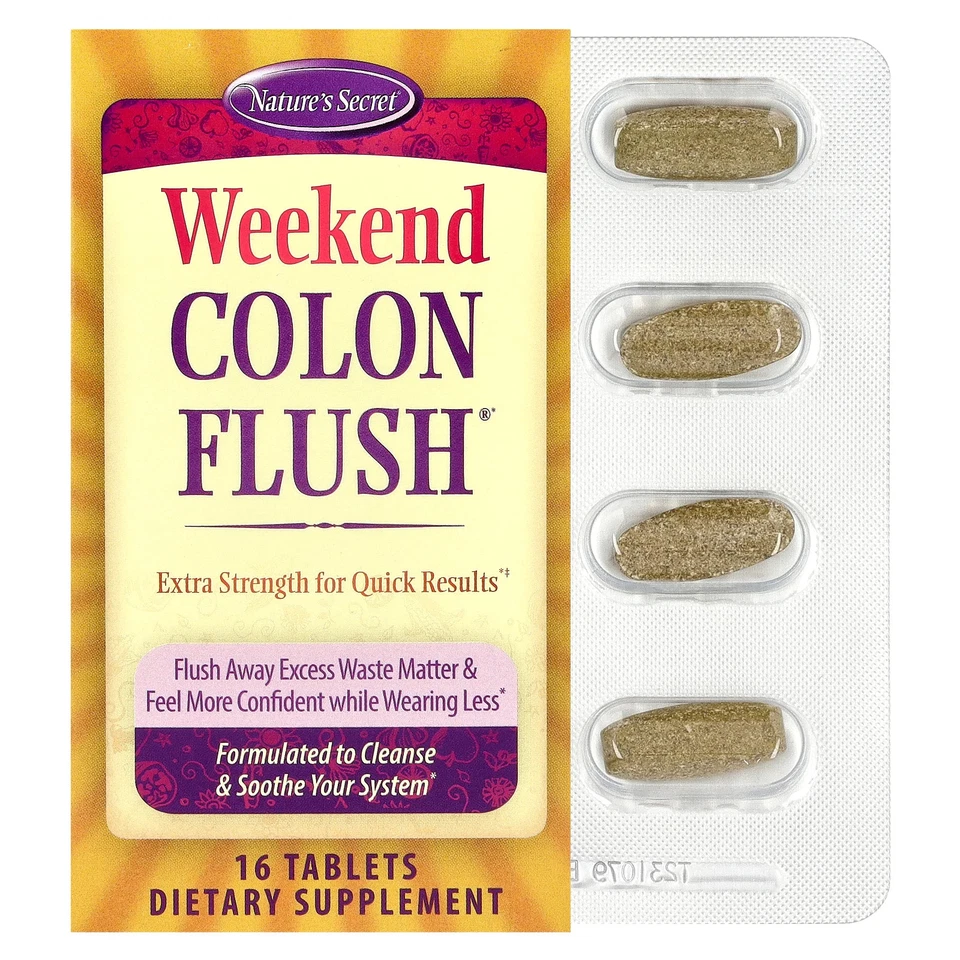 Weekend Colon Flush®, 16 comprimidos Foto 1 de 2