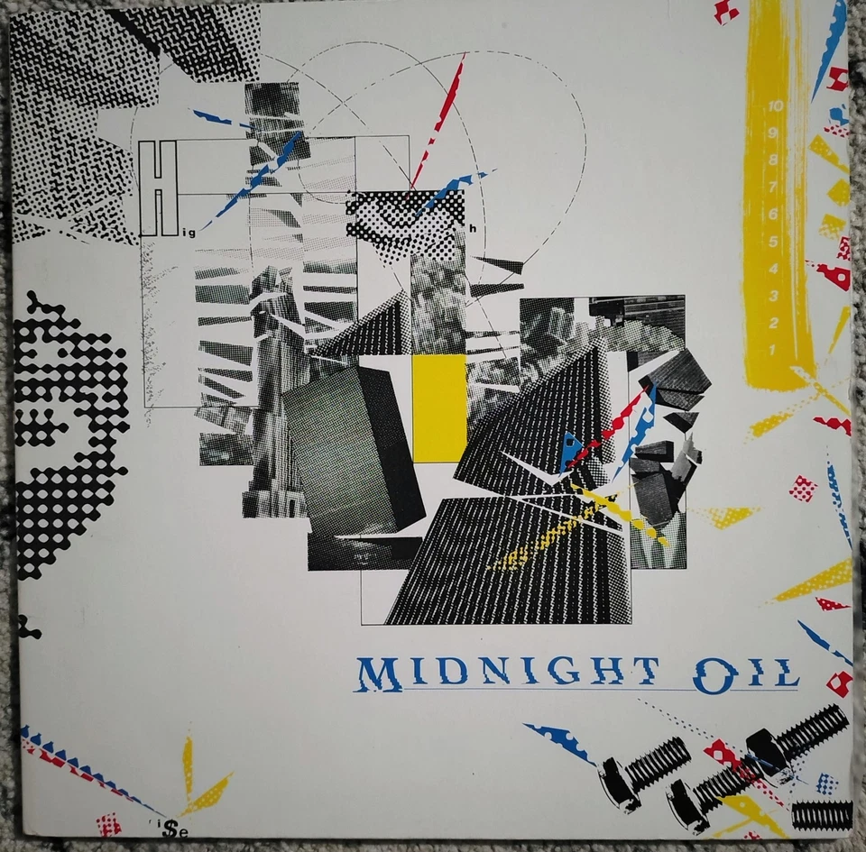 Midnight Oil- 10,9,8,7,6,5,4,3,2,1 VINYL LP, Gatefold (1982) AU Orig. Press NM - Image 1 of 4