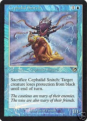 MTG - Torment - Cephalid Snitch - 2X - Foil - NM - Image 1 of 1