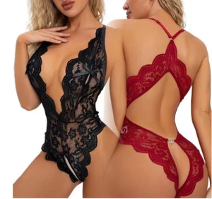 Sexy Vestido Lenceria Ropa De Dormir InteriorR Camisa Noche Para Mujeres NUEVO- - Imagen 1 de 20