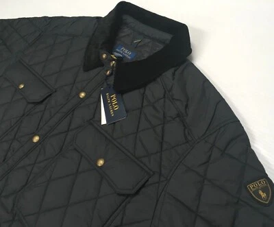 Polo Ralph Lauren BT Pana Cuello Acolchado Chaqueta de Campo Rancho Granero Caballero Foto 1 de 4