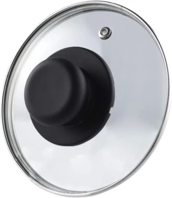 Coperchio Universale, Padella E Pentola, Vetro, Bordo Alluminio, 14 Cm - Immagine 1 di 4