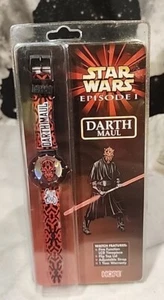 Star Wars Episode I WATCH FLIP TOP LCD Phantom Menace Darth Maul Hope - Picture 1 of 7