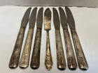 Royal Saxony Silver Plate Knife Lot Of 7 1935 By International Silver