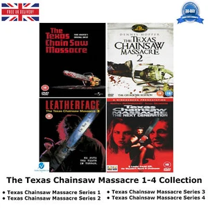 TEXAS CHAINSAW MASSACRE Series 1-4 Complete Collection 1 2 3 4 SEALED UK R2 DVD - Picture 1 of 12