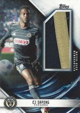 2019 Topps Major League Soccer Base Common 'Jumbo Relics Card' - MLS
