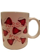 Hershey Kisses Cup Red Hershey's Candy Kisses on Cup Valentine Mug 