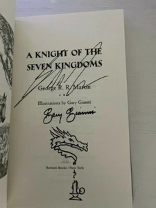 A Knight of the Seven Kingdoms HB1st/1stSigned by George R.R. Martin/Gary Gianni - Picture 1 of 9