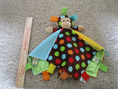 Mary Meyer Taggies Deslumbrante Lunares Manta Mono Bebé Infante Blankie Lovey  Foto 1 de 4