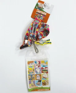 Nickelodeon Ren & Stimpy Toast Man Charm Lanyard ID Badge Holder - Picture 1 of 2
