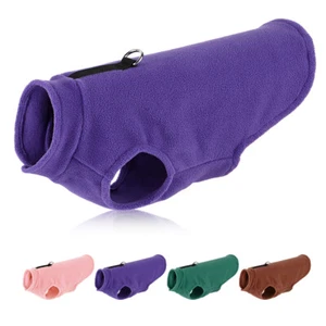 Warm Fleece Dog Cat Coat Jacket Small Puppy Jumper Vest Winter Clothes Apparel - Picture 1 of 24