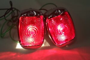 40 Chevrolet Pickup Truck First Series Rear Tail Lights Lamps Left Right Set New