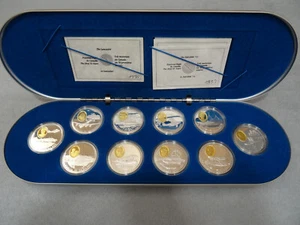 10x Canada 20 Dollars Canadair in OVP 925 Silber 1990-1994/Kanada Münzen - Bild 1 von 5