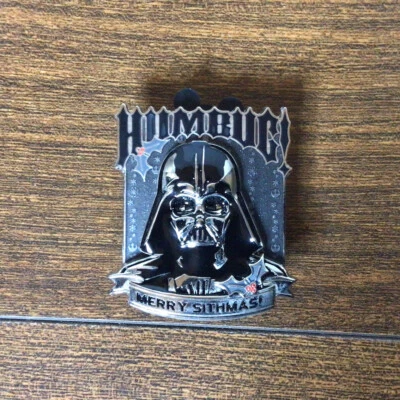 Prendedor Disney 3D Star Wars Darth Vader Navidad Humbug Feliz Navidad Disney 2014 Foto 1 de 2