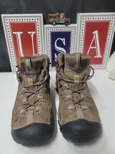 KEEN Womens Targhee II Mid Dry Waterproof Hiking Boots 1004114 Brown US Size 9.5 - Picture 1 of 9