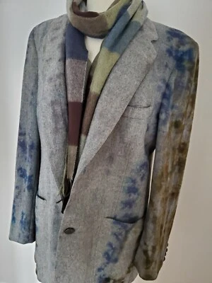Lanvin Blazer Traje Chaqueta Cachemira Camel Lana Gris Azul Marino Negro Gris XL 44 46 Foto 1 de 4