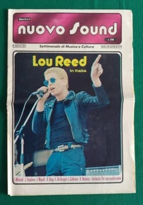 NUOVO SOUND N°6 1975 LOU REED CLAUDIO FUCCI DE GREGORI CUGINI DI CAMPAGNA - RARO - Foto 1 di 2