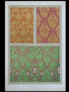 SOIERIES ALLEMANDES, ANIMAUX 14e - LITHOGRAPHIE 1877 - DUPONT-AUBERVILLE - Picture 1 of 1