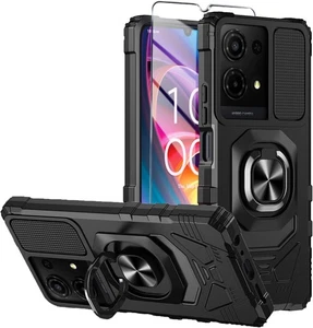 Funda de teléfono para TCL K32/K33 5G 2025 con protector de pantalla de vidrio templado, militar - Imagen 1 de 5