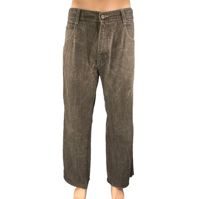 Мужские коричневые выстиранные джинсы Southpole со средней посадкой прямые штанины хлопок джинсовая ткань размер 36 - Изображение 1 из 4