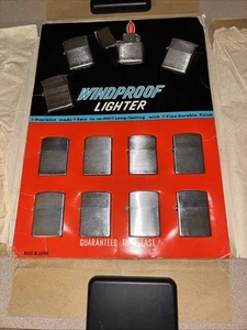 Vintage Pocket Lighter Store Display Unused In Packaging Made In Japan 12 Lighte - Picture 1 of 5