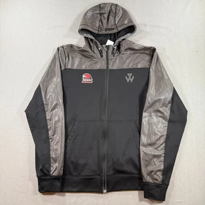Adidas Miami Redhawks Full Zip Hoodie Mens Large Gray TEAM ISSUE Basketball - Image 1 of 4