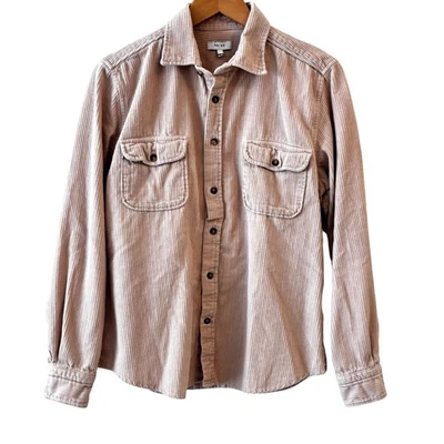 Sobrecamisa de pana con botones Reiss para hombre talla L aire libre preppy Foto 1 de 4