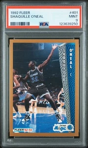 1992 Fleer #401 Shaquille O'Neal PSA 9 - Picture 1 of 2
