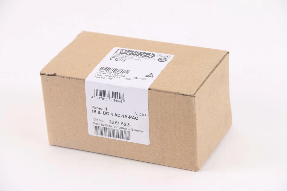 New Phoenix Contact Inline Terminal Block - IB IL DO 4 AC-1A-PAC - 2861658 Foto 1 de 1