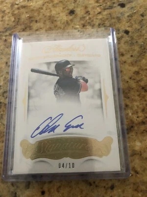 Autógrafo impecable Edwin Encarnación 2018 automático 4/10 Foto 1 de 2