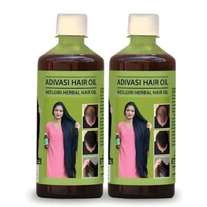 Adivasi Neelgiri Herbal Hair Oil with 108 Herb for Hair Growth,100ml (Pack Of 2) - Picture 1 of 5