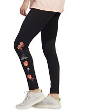 adidas Womens Floral Logo Leggings Size XS