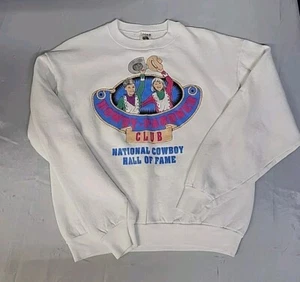 Fruit Of The Loom Vtg Sweatshirt National Cowboy Hall Of Fame Club Howdy Pardner - Picture 1 of 8