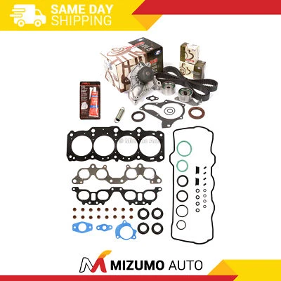 Juego de juntas de culata Kit de correa de distribución Bomba de agua Ajuste 97-01 Toyota Camry Celica 5SFE Foto 1 de 4
