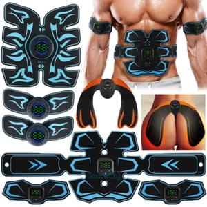 EMS Abdominal Muscle Toning Trainer ABS Stimulator Toner Fitness Binder Gym Belt - Picture 1 of 84