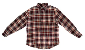 Camicia di flanella GH Bass & Co L/S Aberdeen tartan a quadri boscaiolo abbigliamento da lavoro grande - Foto 1 di 5
