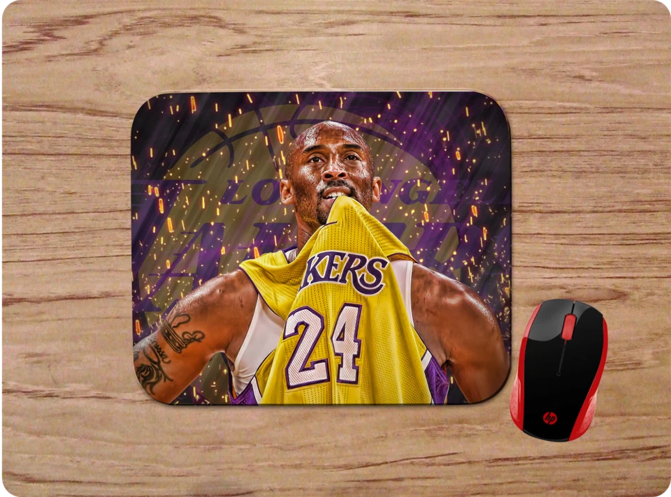 ALFOMBRILLA DE RATÓN PERSONALIZADA KOBE BRYANT ANTIDESLIZANTE NEOPRENO HOGAR OFICINA DECORACIÓN REGALO ENVÍO GRATUITO Foto 1 de 1